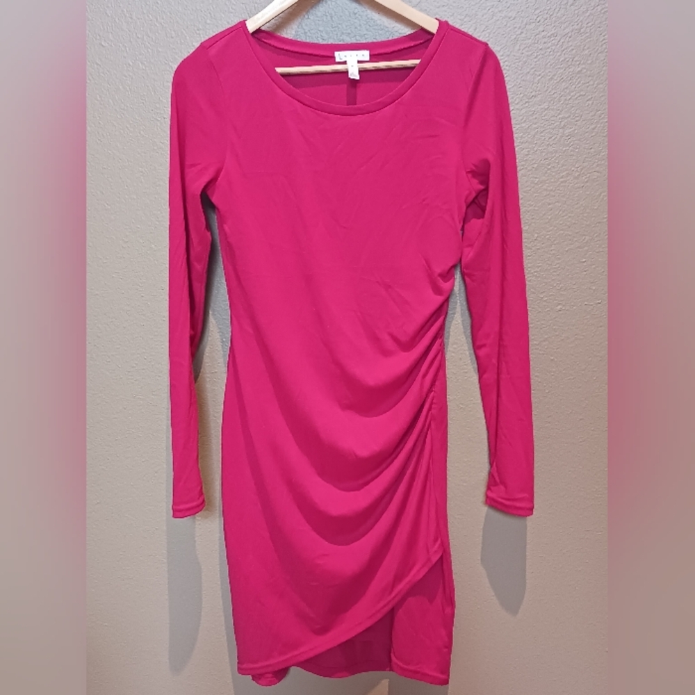 Leith Long Sleeve Dress, Womens Size Medium